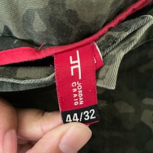 Jordan Craig Camo Pants with Red Accents